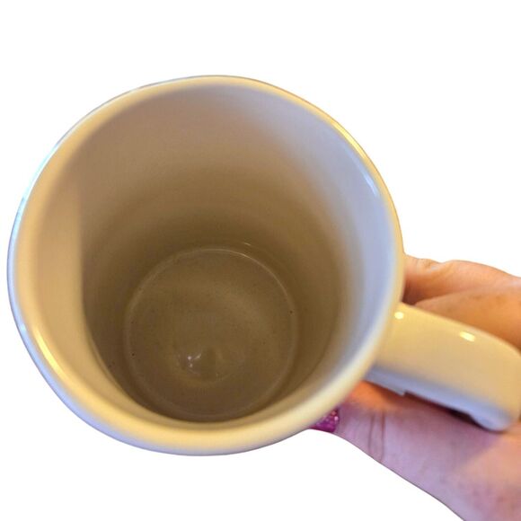 Rae Dunn Artisan Collection "Sunday Funday" Farm House White Ceramic Mug 20 Oz - Picture 3 of 9